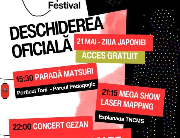 Shakespeare Craiova 2026: Evenimente dedicate Japoniei și acces gratuit la show-ul cu peste 450 de drone