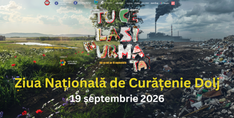 19 septembrie 2026 – Doljul se mobilizează pentru Ziua Națională de Curățenie