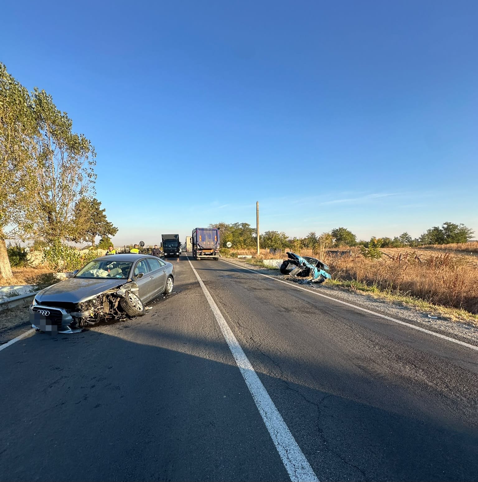 Accident rutier la Leu